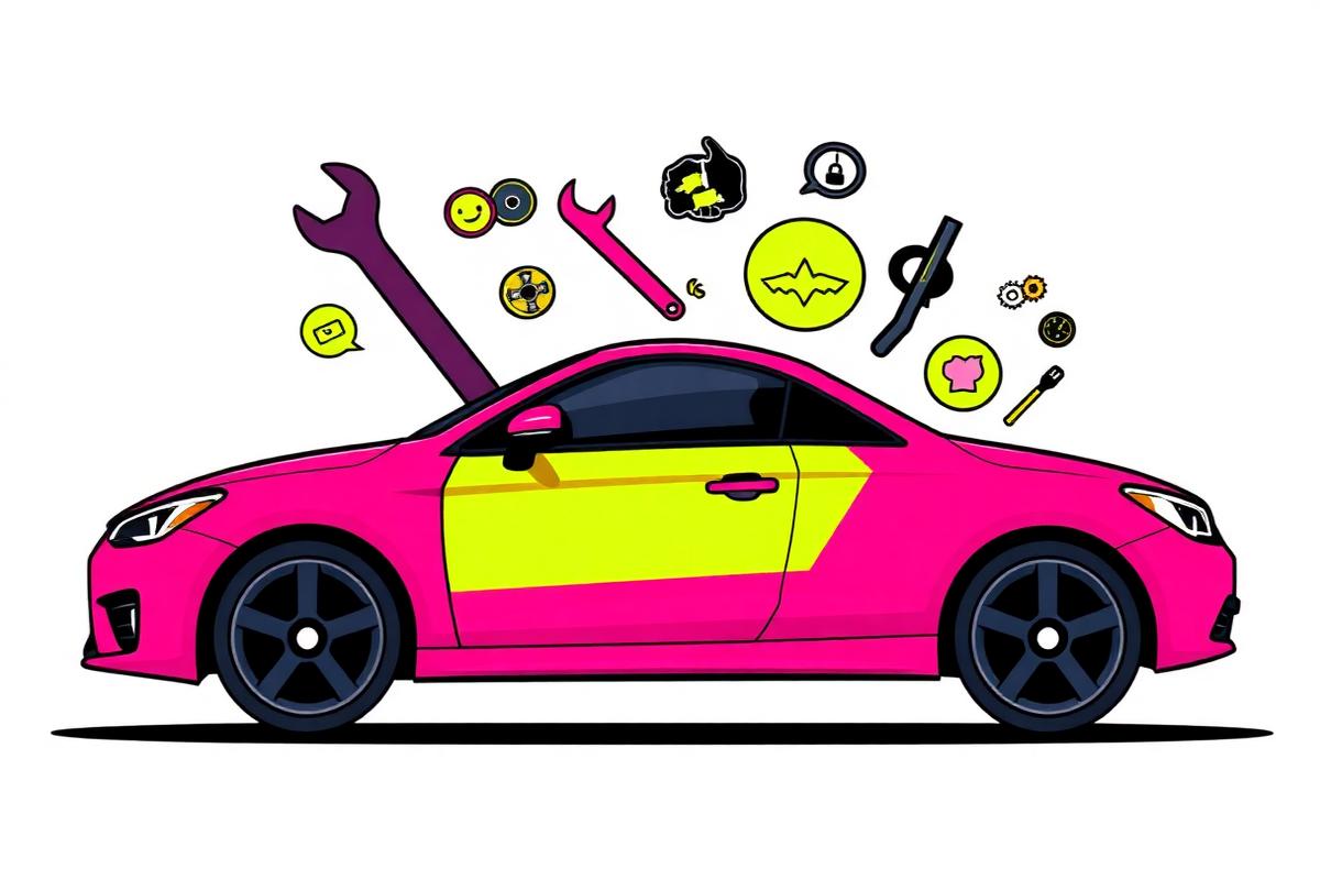 Ilustração do segmento Automotivo
